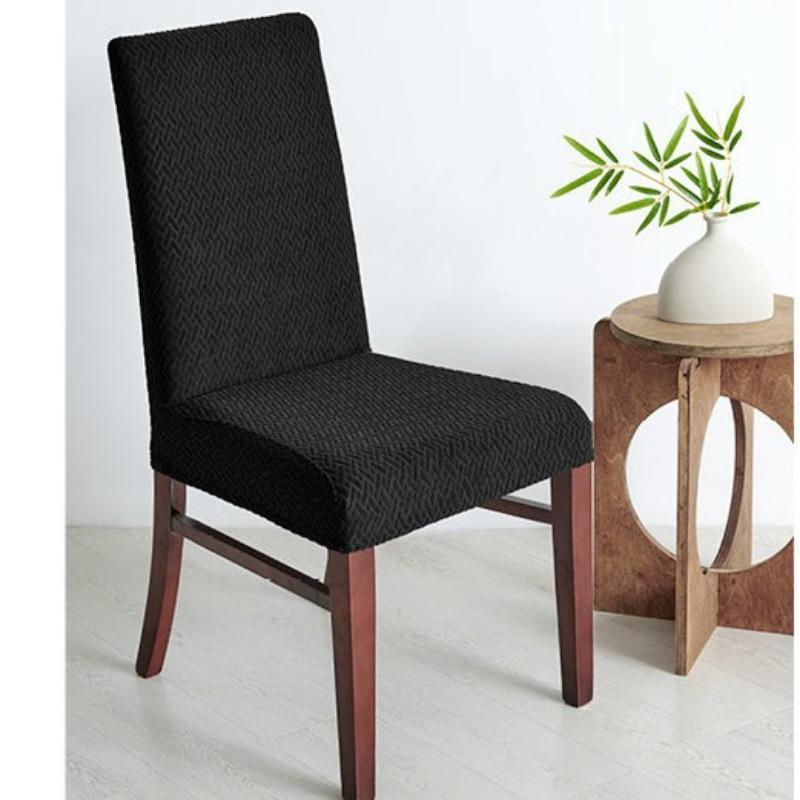 Thickened Waterproof Slanted Chair Cover Universal Home Dining Chair Cover Elastic One-piece Dining Table Chair Cover Backrest Cushion
