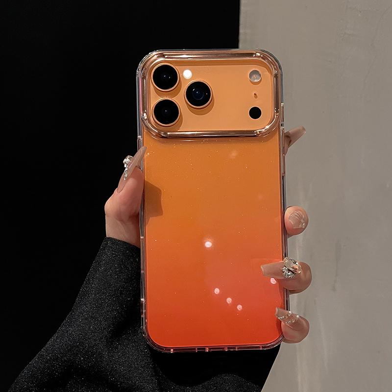 Luxury Glitter Bling Starry Clear Phone Case For iPhone 17 Air 16 14 13 12 11 Pro Max Mini Plus Shockproof Gradient Hard Cover