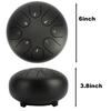 8 Notes 6 Inches Tongue Tank Panda Drum Steel Percussion with Bag and Mallets for Adult Kids Beginner Pros