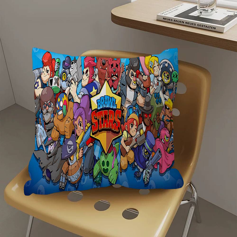 Cute B-Rawl Game S-Stars Pillowcases Home Bedding Decorative Pillow Cover Wedding Super Soft Pillow Case