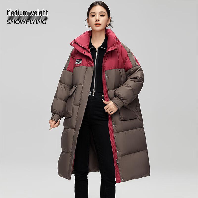 Xuezongfei Women's Long Winter Down Jacket