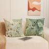 Spring and Summer Versatile Floral Print Pillow Nordic Home Decoration Sofa Cushion Linen Breathable Comfortable Seat Cushion