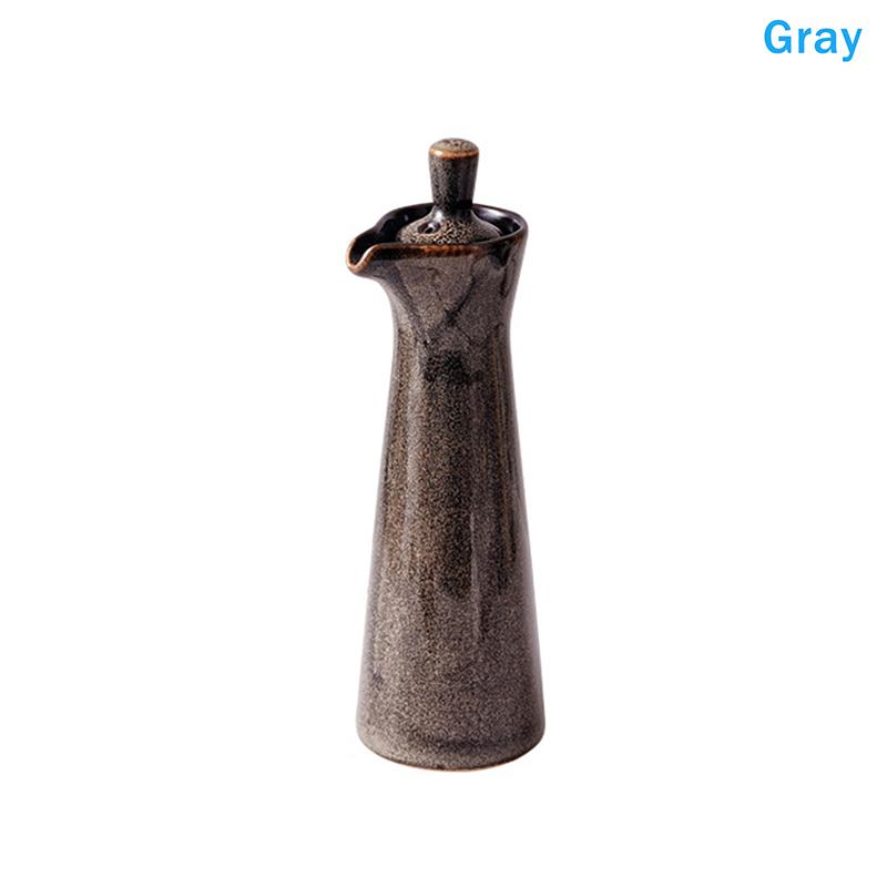 Japon Tarzı Seramik Yağdanlık Ev Tipi Soya Sosu Sirke Yağ Şişesi Zeytinyağı Baharat Saklama Kabı Mutfak Aksesuarları