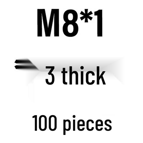 M6-M30 White Zinc Hex Thin Fine Thread Lock Nut GB808.