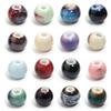 10pcs/lot Colorful Round Shape Ceramic Beads Spacer Beads For Jewelry Making DIY Loose Beads Bracelet Necklace Gift Accessories