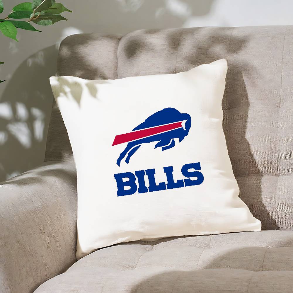 B-BuffaloS Bills-S Cool Pillow Case Throw Pillow Cover Nordic Vintage Style Cushion Covers Home Living Room Sofa Couch Seat