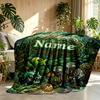 Custom Name Personalized Plants vs. Zombies Print Blanket, Home Decor, Bedroom, Sofa, Camping, Couch, Gifts for Birthday Christmas