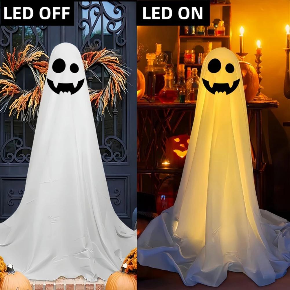 165CM Halloween LED Glow Ghost Decoration Home Indoor Outdoor Ghosts Decor Battery Spooky Light Courtyard Ornament