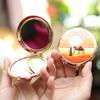DIY Floral Double-Sided Embroidery Kit: Portable Handmade Makeup Mirror for Beginners