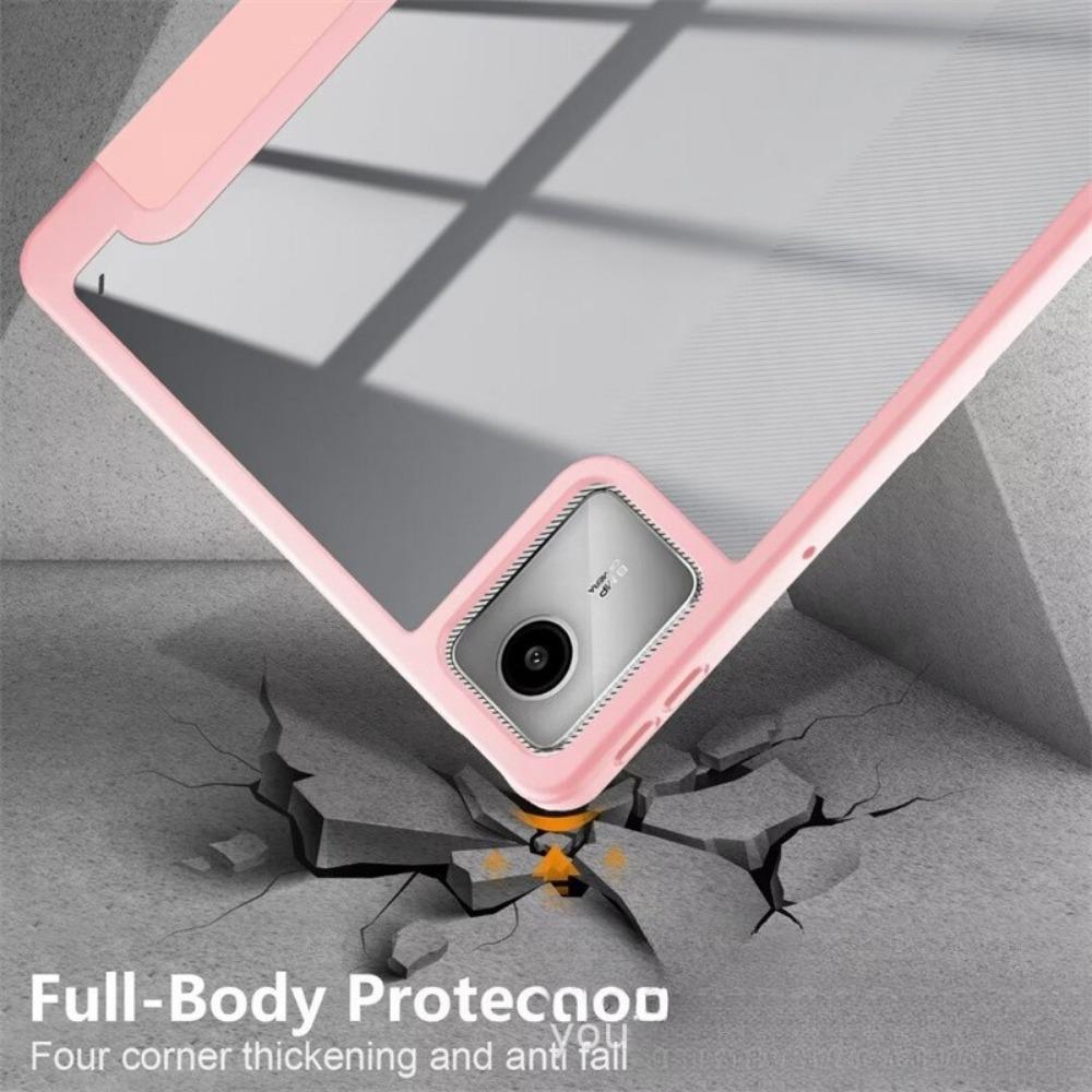 For Lenovo Xiaoxin Pad 2024 TB331FC Case M11 Acrylic Clear Tablet Cover Shockproof Lightweight Protective Shell