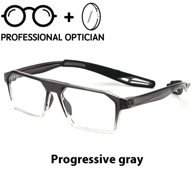 Sports Outdoor Cycling TR90 Basketball Anti Collision Slip Myopia Hyperopia Astigmatism Blue Light Blocking Prescription Glasses