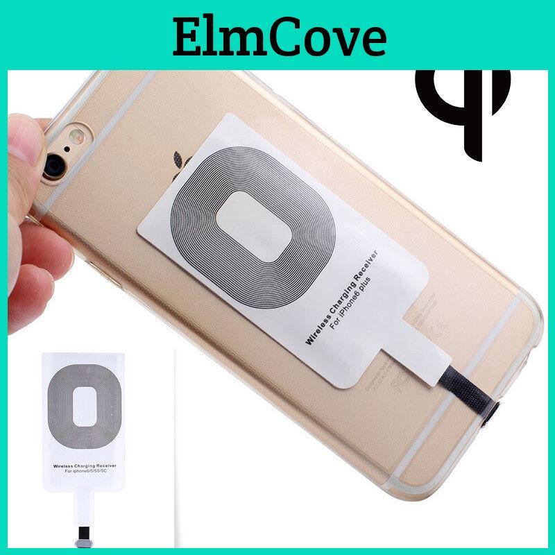 Wireless Qi Charger Adapter Charging Receiver For Iphone Samsung Typec Andriod