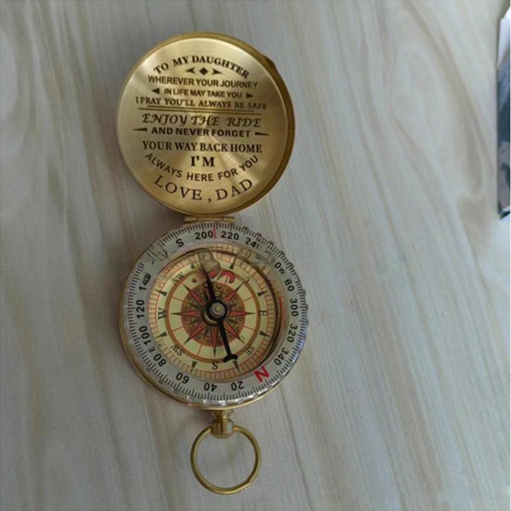 Copper Compass For Outdoor Adventure Durable And Exquisite Craft Outdoor Compasses Camping Compasses