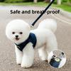 Dog Out Denim Vest Leash Pet Walking Dog Rope Cat Chest Strap Anti-break Free Breathable Cat Rope
