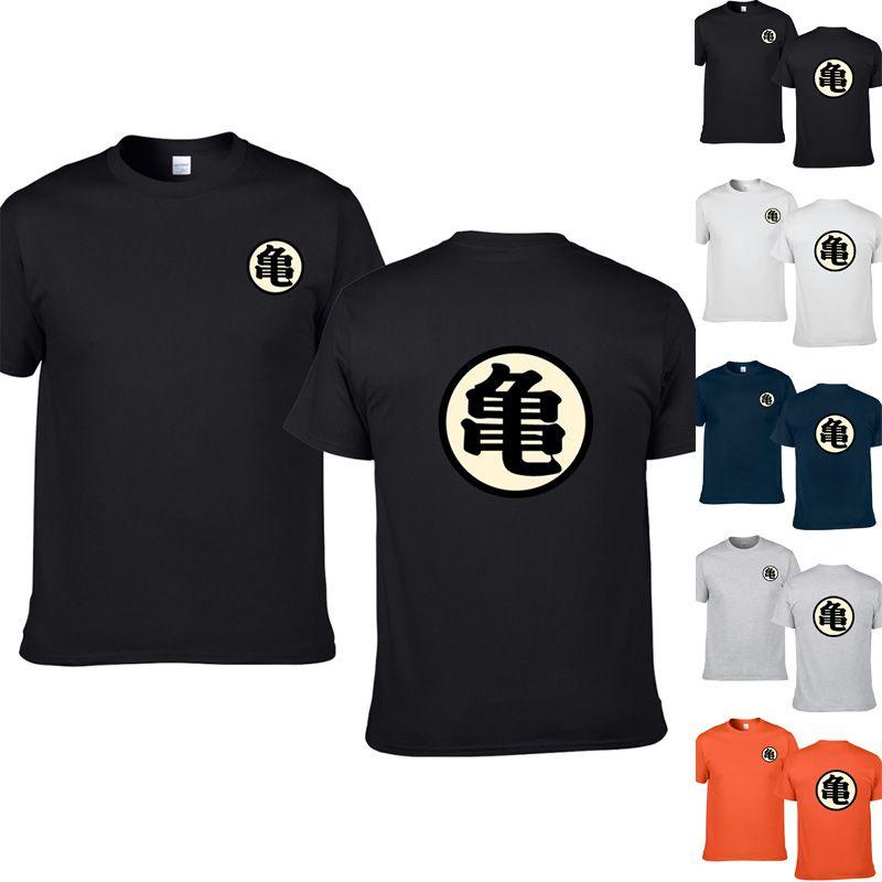 Z Dragonball Anime Kame Sennin Goku Cotton Tshirt Training Tee Shirts Mens Tops