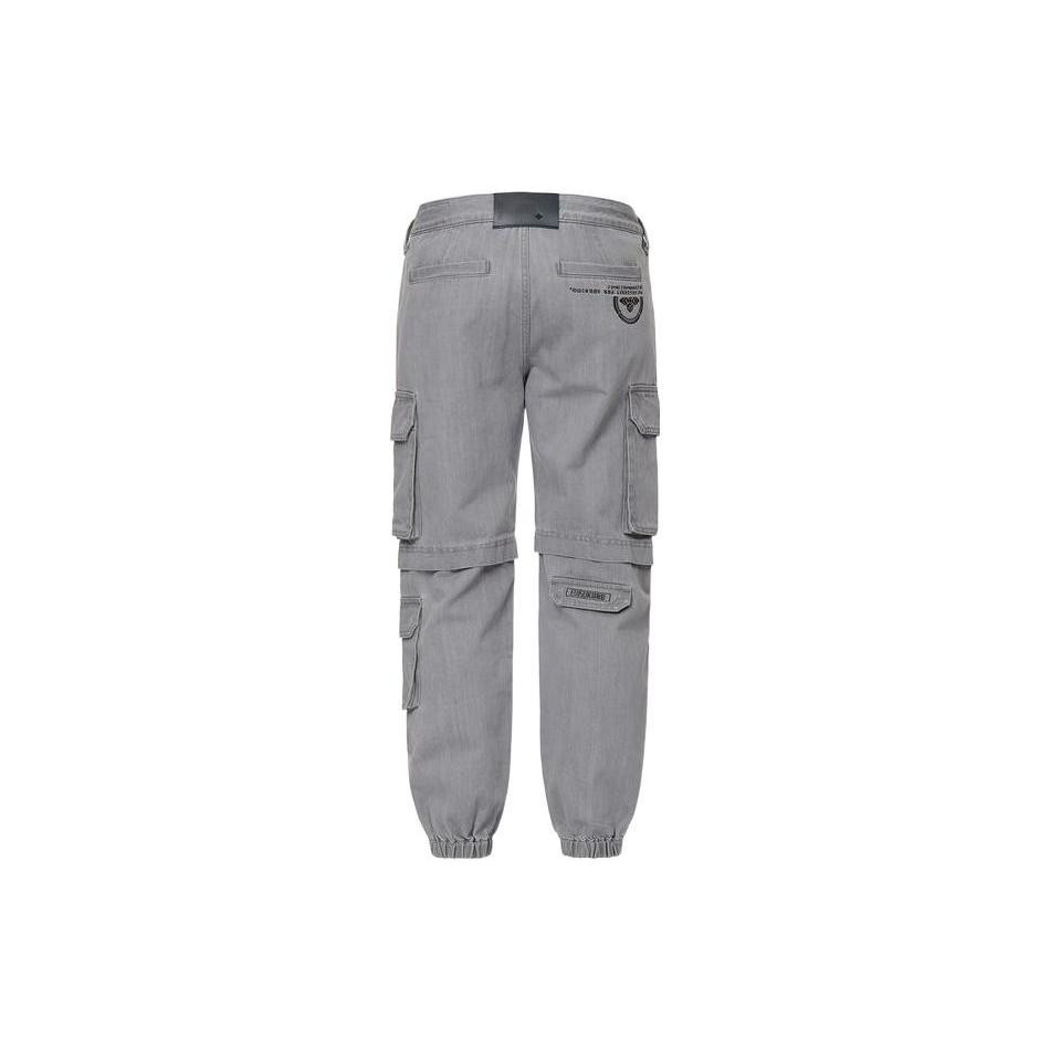 EVISU Cuffed Pants Moderate Jeans Men's Gray 2ESGNM2JO130XXDN