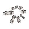 5Pcs Wire Rope Clamp Caliper M2-M5 Stainless Steel Rope Fixing Tool Simplex/Duplex Durable Anti-Slip Cable Clamp Hardware