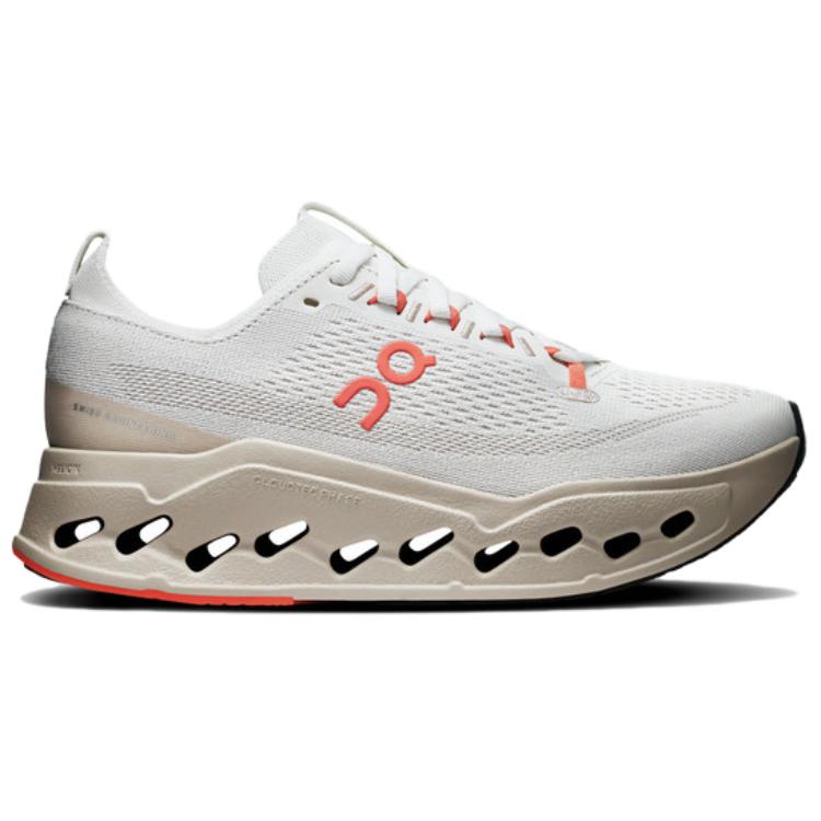 On Cloudsurfer Max Wide Bequeme Atmungsaktive Rebound Laufschuhe Damen Sneaker Grau 3WF30573297