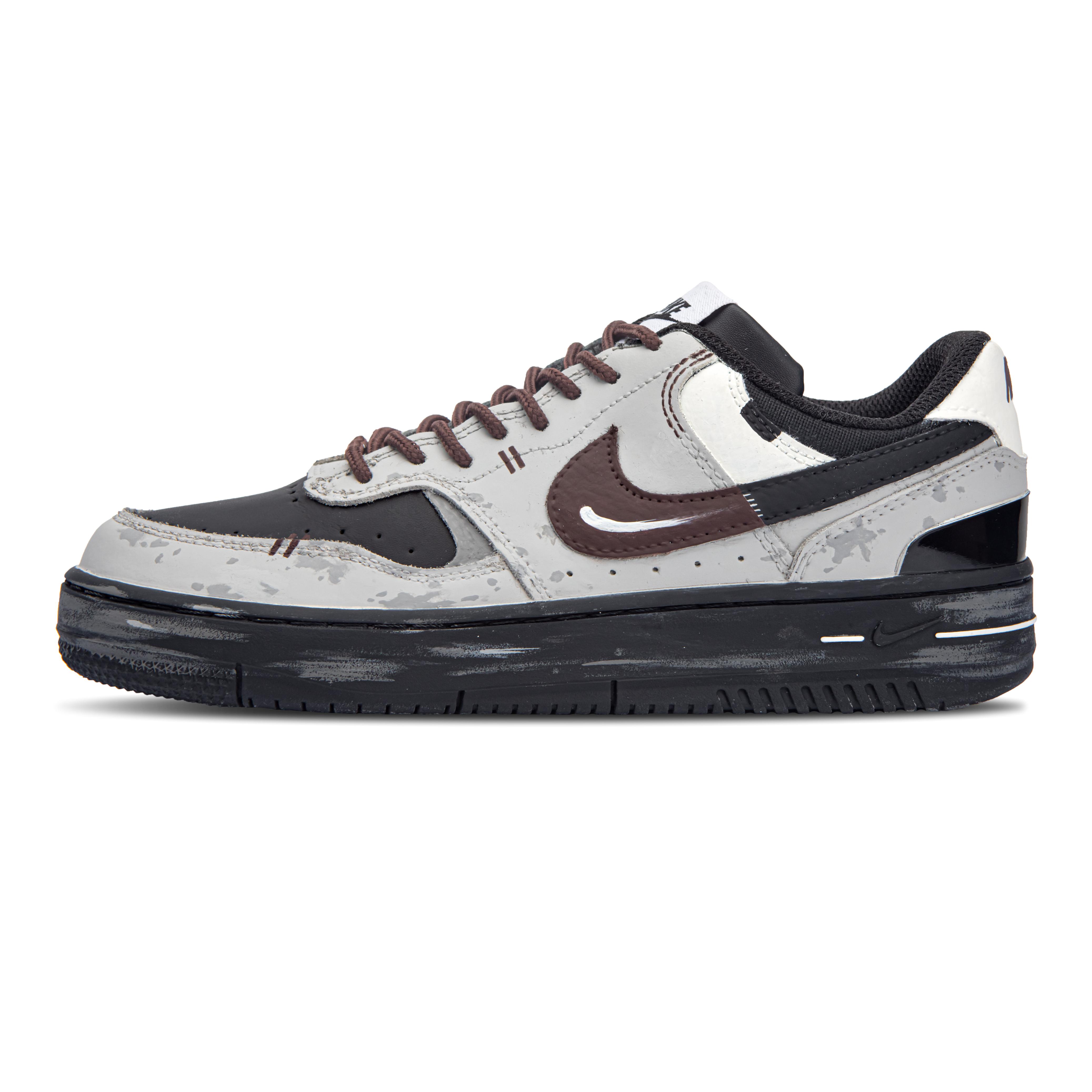 

Nike Gamma Force Rum Journal Slip Resistant Low top Skateboard Shoes Women s Coffee FQ6476-010(Team34-) 35.5