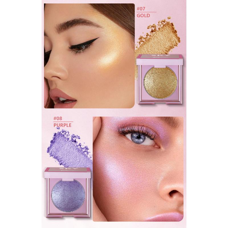 Pudaier Make-up High-Light-Puder Cake Repair Pearl Light-Puder High-Light-Creme-Matt-Reparaturpulver