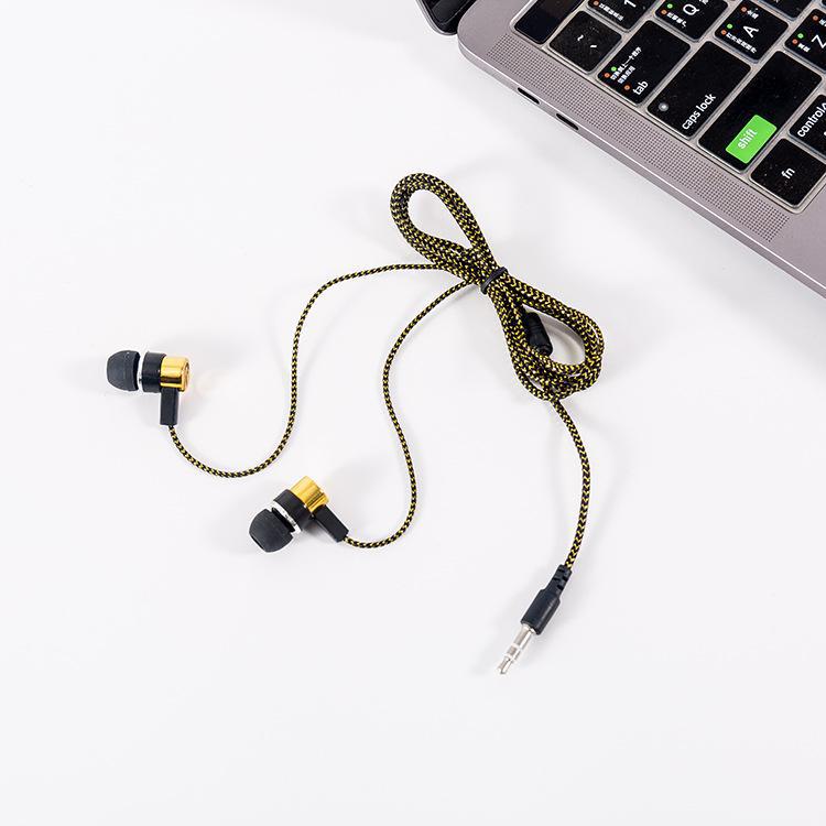 3,5-mm kabelgebundene In-Ear-Sport-Ohrhörer mit starkem Bass für Spiele