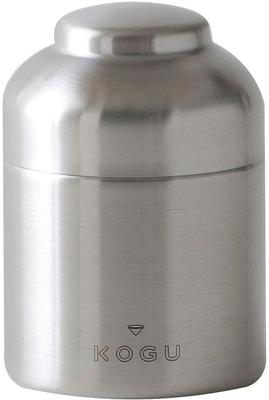 KOGU Kaffee-Aufbewahrungsbehälter, Kaffeedose, spülmaschinenfest, mit Innendeckel, gut luftdicht, lichtblockierend, hält frische Kaffeebohnen, 100 g, 400 ml