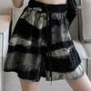 Ice Silk Ink Painting Wide Leg Pants Skirts Shorts Children's Summer Thin Loose Plus Size Fat Mm Hot Pants Sports Pants