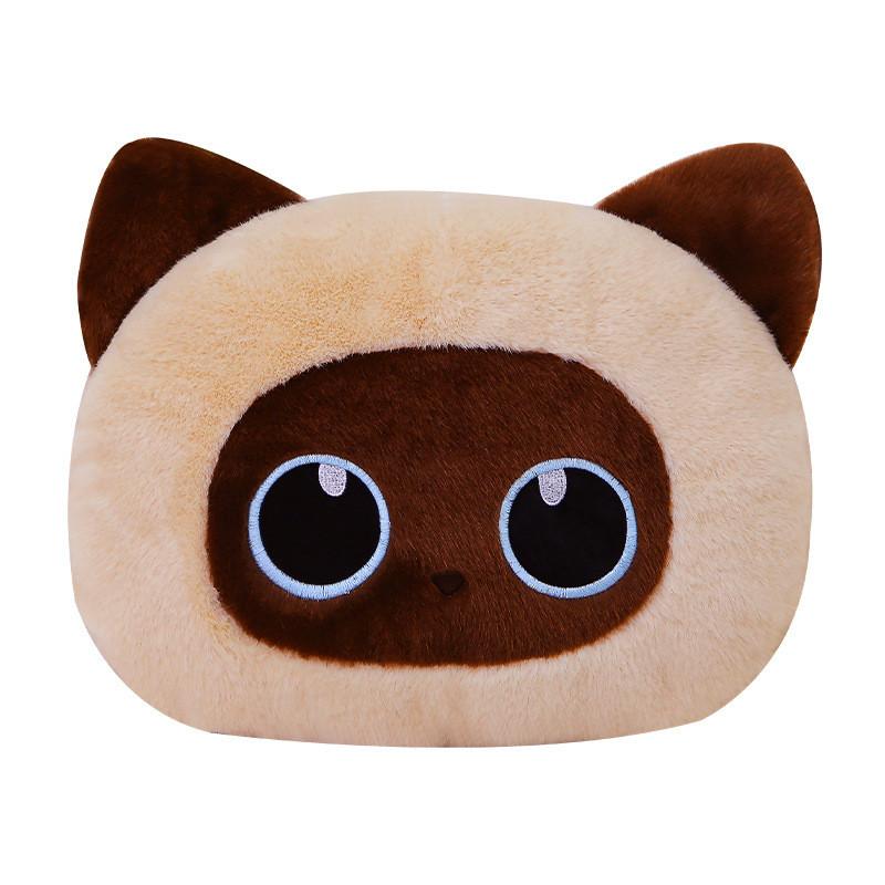 Cute Cat Plush Pillow Toy With Pp Cotton Filling For Kids And Adults