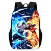 Naruto Anime Printed Kids School Backpack Elementary Students Lightweight Ergonomic Dual-Shoulder Bag Unisex