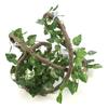 Reptile Climbing Branch Flexible Jungle 9.84ft Rattan 3 Vines( 9.84ft Rattan+Scindapsus Leaves)