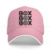 Box Box Box Tyre Compound Baseball Caps Peaked Cap Sun Shade Hats for Men Women