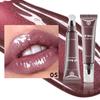 6-color Crystal Head Tube Lip Gloss Nourishes Pearlescent Band Sparkling Lip Gloss Moisturizes Exfoliating Make Up Beauty Lips Care