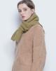 THE-ABON W182 Woo Knit Muffler Olive