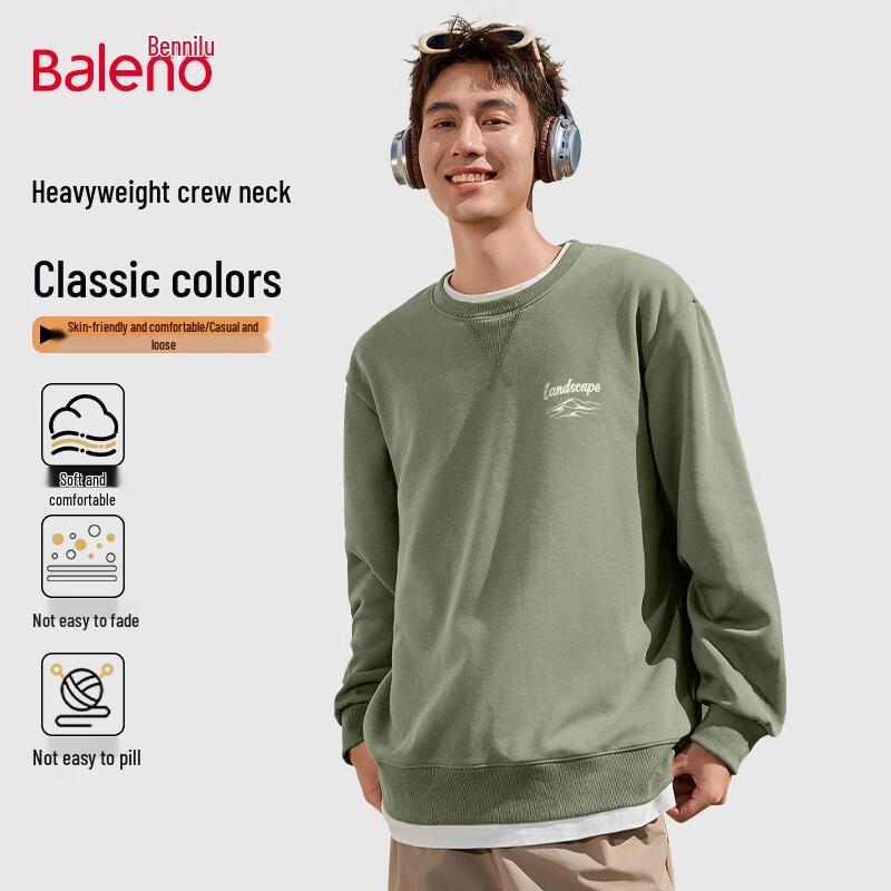 Baleno Men's Autumn Graphic Crew Neck Sweatshirt