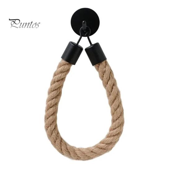 

Держатель для туалетной бумаги в стиле ретро, самоклеящийся, установка без сверления, многофункциональная вешалка для полотенец, подставка для рулонов бумаги, украшение для ванной комнаты чёрный