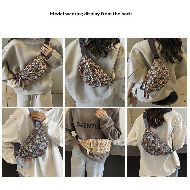 Bohemia Belt Waist Bags For Women Fashion Fanny Pack Female Banana Waist Pack Hip Purse Shoulder Crossbody Chest Bag