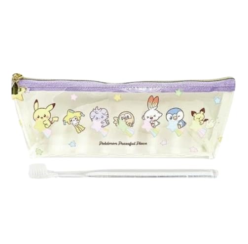

PokePeace Starry Sky Series Toothbrush Pouch Set, Ivory