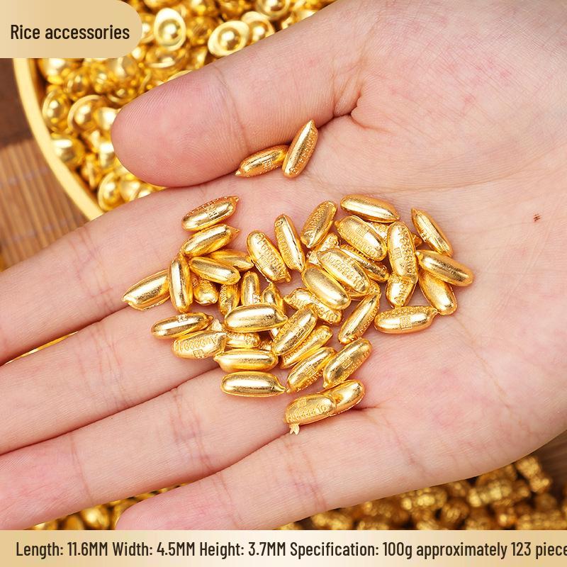 

Креативное латунное украшение в виде золотого слитка - Мини-золотой слиток, символ богатства, для новоселья, свадебного подарка или домашнего декора