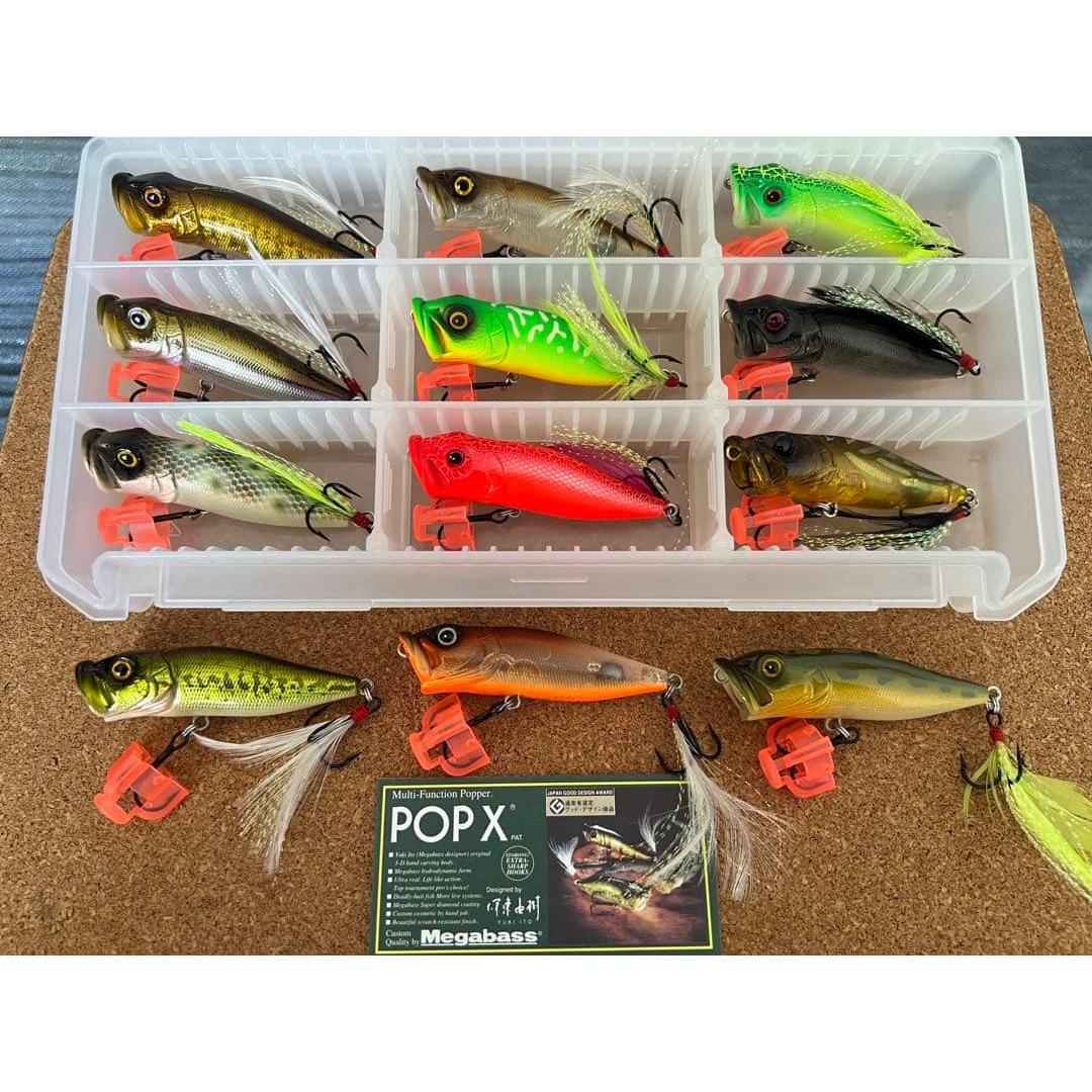 Used Megabass Unused POPX 12 piece set A 01-04 stamped