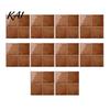 Oil Proof Heat Resistant Stove Decals Square Checkered Wall Tiles Stickers, Self Adhesive Retro PET Panels, Removable DIY Home Decor Wallpaper