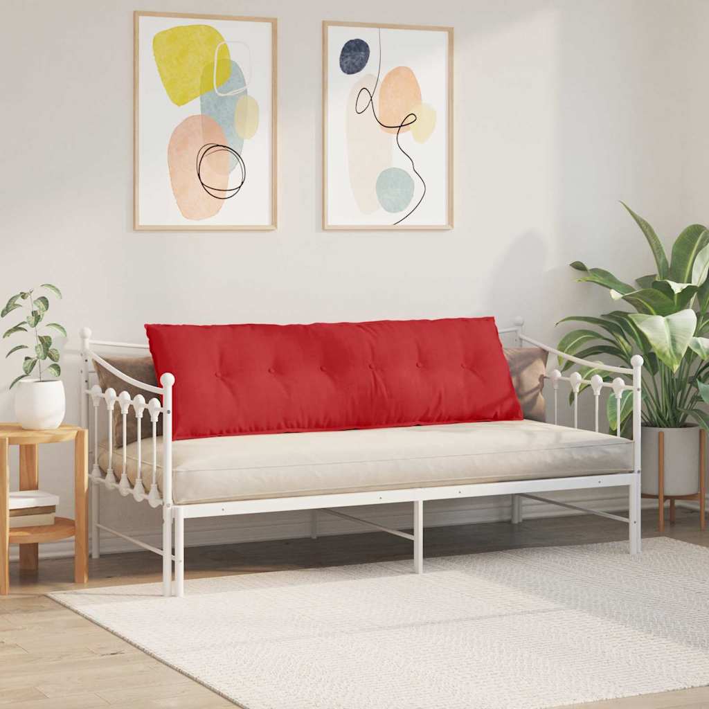 Back Cushion Red 160 X 19 X 50 Cm Fabric