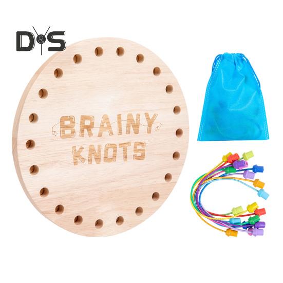 

1 набор для детей, игра по распутыванию веревок, деревянные скрученные веревочные узлы, настольная игра, логическое мышление, интерактивная обучающая красочная эластичная веревка, распутывающая игрушку A