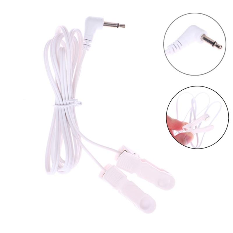 2.0/3.5Mm Ear Clips Connection Cables Conductive Standard Pin Muscle Stimulator Digital Therapy Tens Unit Tool Machine