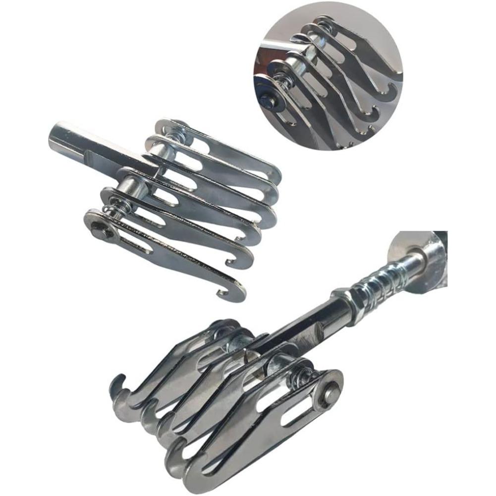 Auto Dellenreparaturwerkzeug, Klauenhakenwerkzeuge Metall 6 Klauenhaken Reparaturmaschinenzubehör Schiebehammer Gruben Ausziehstange Punktschweißen Dellenreparatur