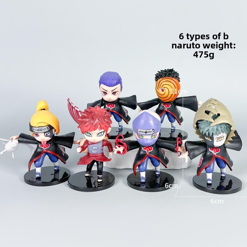 נארוטו סאסקה קקאשי איטאצ'י דמות אנימה דגם פסלון קישוט לאספני אנימה ולמתנות