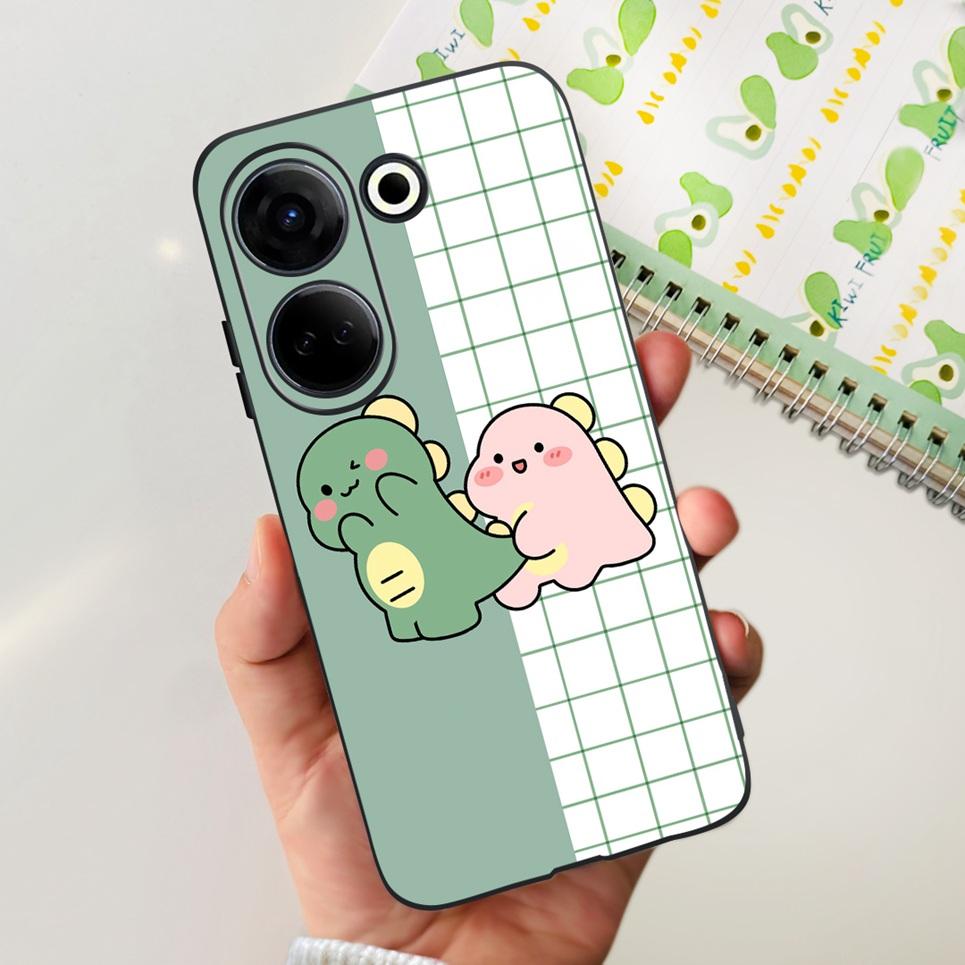 For Tecno Camon 20 Pro 4G 5G Case Cute Cat Cartoon Love Heart Liquid Silicone Shell For Tecno Camon 20 Premier Camon20 4G Funda