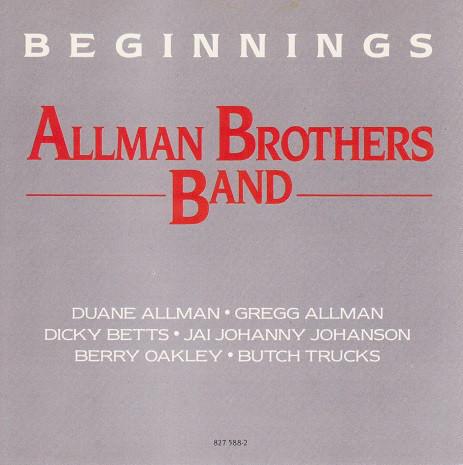 CD ALLMAN BROTHERS BAND  Beginnings 8275882 Polydor 1986 Germany Rock Used