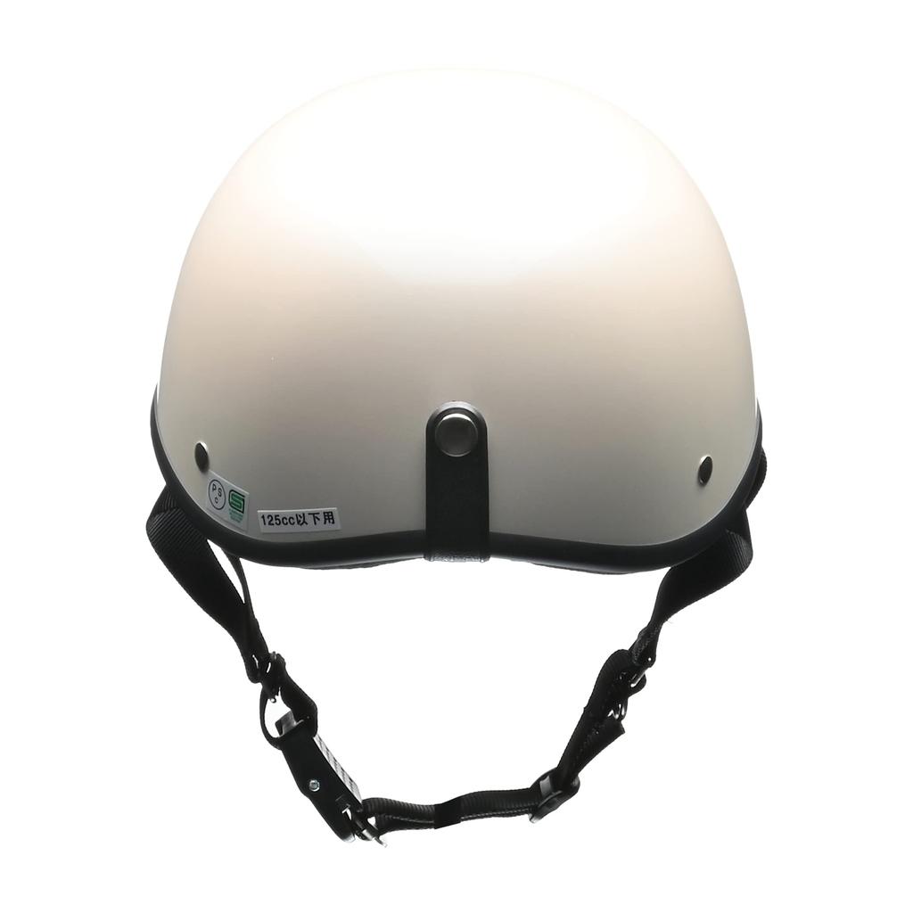 LEAD ELZO Half One Size Fits Pearl White Helmet, All,