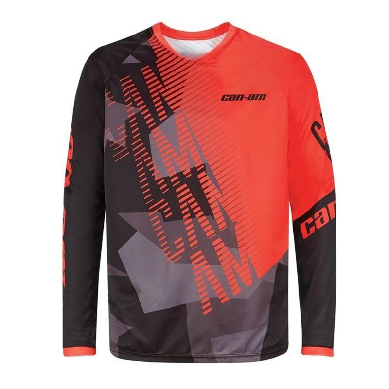 Motorcycle Racing Long-sleeved T-shirt, Suitable for Both Men and Women 3D Printed Breathable and Sports T-shirt.