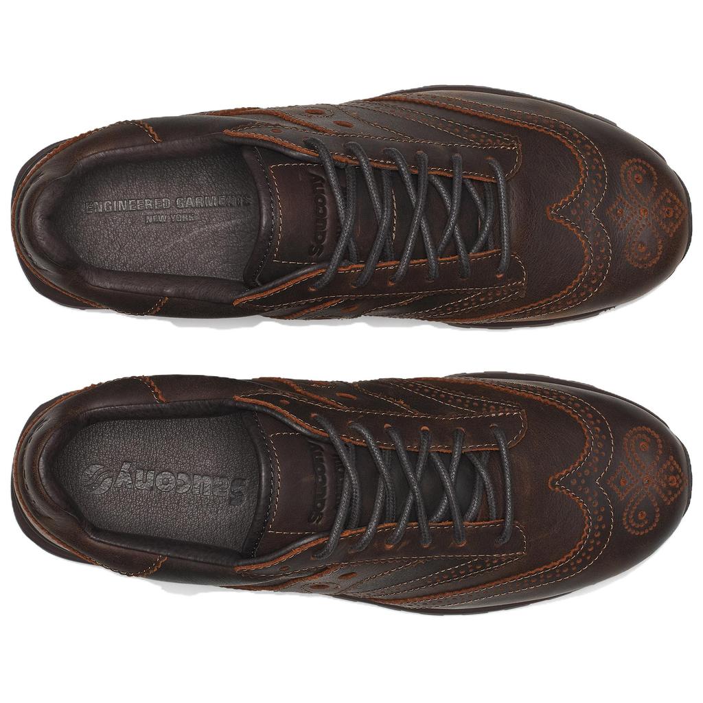 Engineered Garments X Saucony Shadow Original Wingtip Brown Unisex Sneakers S71046-1